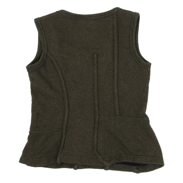 COMME des GARCONS Cotton Outseam Sleeveless Sweatshirt K-169631_009