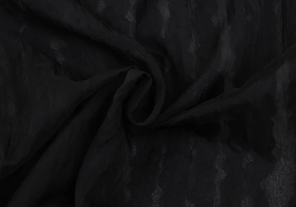 COMME des GARCONS Front Ruffle Taped Sheer Top K-169633_011