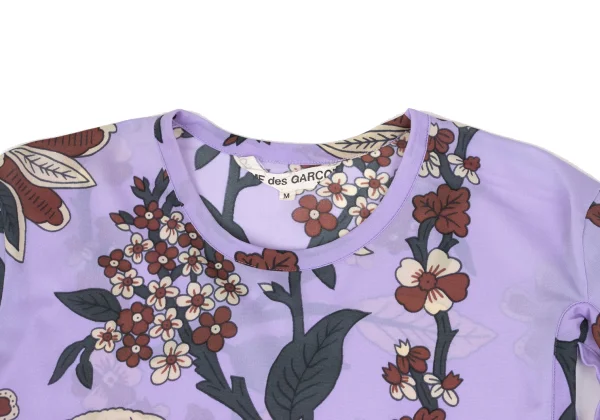 COMME des GARCONS Front Opening Design Botanical Printed T-shirt K-169634_006