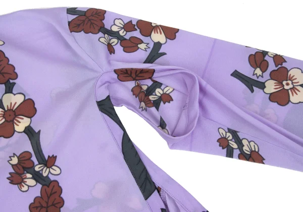 COMME des GARCONS Front Opening Design Botanical Printed T-shirt K-169634_011