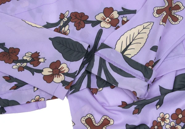 COMME des GARCONS Front Opening Design Botanical Printed T-shirt K-169634_012