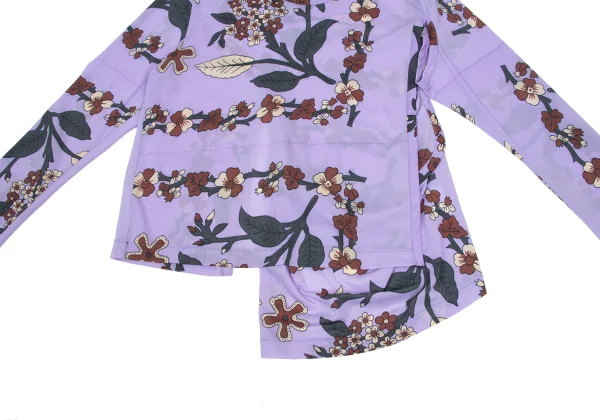 COMME des GARCONS Front Opening Design Botanical Printed T-shirt K-169634_013