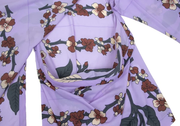 COMME des GARCONS Front Opening Design Botanical Printed T-shirt K-169634_015