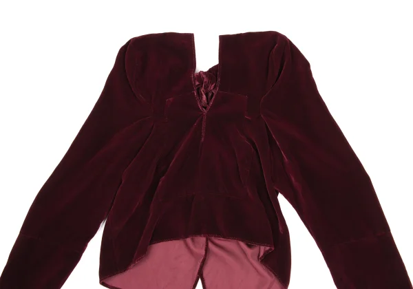 COMME des GARCONS Velvet Knot Design Blouse K-169636_003
