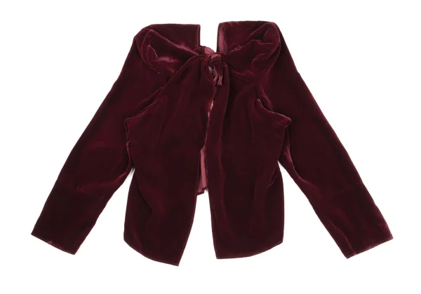 COMME des GARCONS Velvet Knot Design Blouse K-169636_008