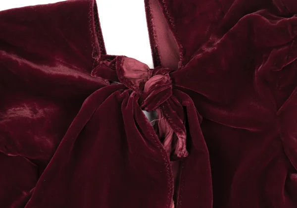 COMME des GARCONS Velvet Knot Design Blouse K-169636_009