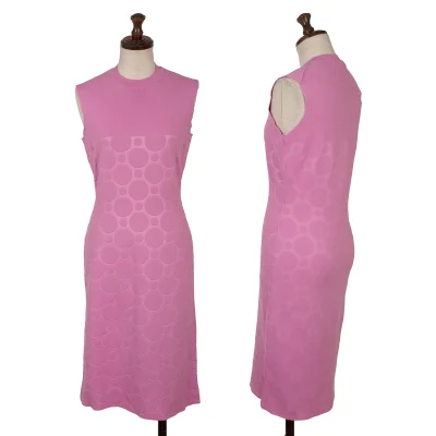 COMME des GARCONS Poly Dot Jacquard Sleeveless Knit Tunic