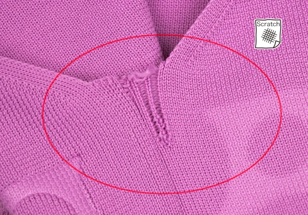 COMME des GARCONS Poly Dot Jacquard Sleeveless Knit Tunic K-169638_004