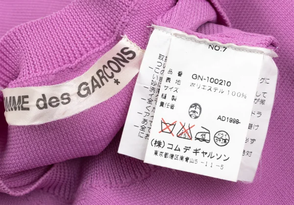 COMME des GARCONS Poly Dot Jacquard Sleeveless Knit Tunic K-169638_017