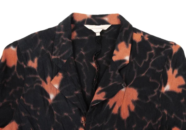 COMME des GARCONS Discharge Print Graphic Cutting Long Jacket K-169639_004