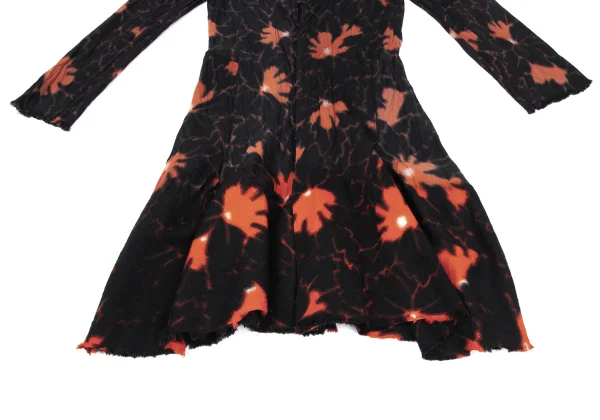 COMME des GARCONS Discharge Print Graphic Cutting Long Jacket K-169639_010