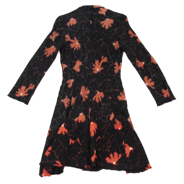 COMME des GARCONS Discharge Print Graphic Cutting Long Jacket K-169639_012