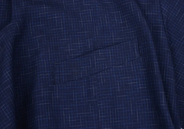 COMME des GARCONS Wool Check Woven Draped Shirt Dress K-169640_007