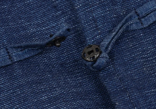 COMME des GARCONS Shirring Sleeve China Button Linen Jacket K-169642_007