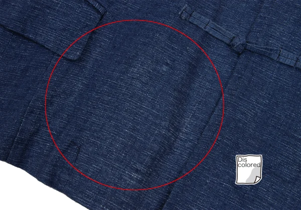 COMME des GARCONS Shirring Sleeve China Button Linen Jacket K-169642_010