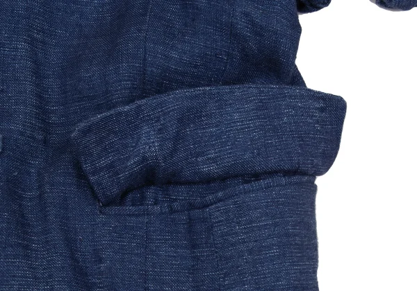 COMME des GARCONS Shirring Sleeve China Button Linen Jacket K-169642_011