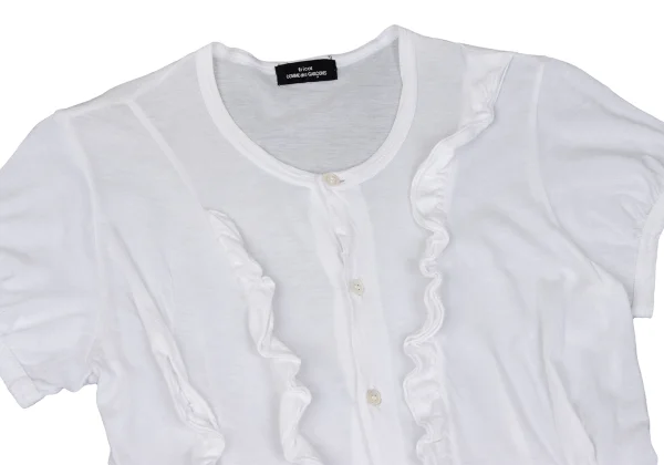 tricot COMME des GARCONS Front Frill Design Top  K-169648_003