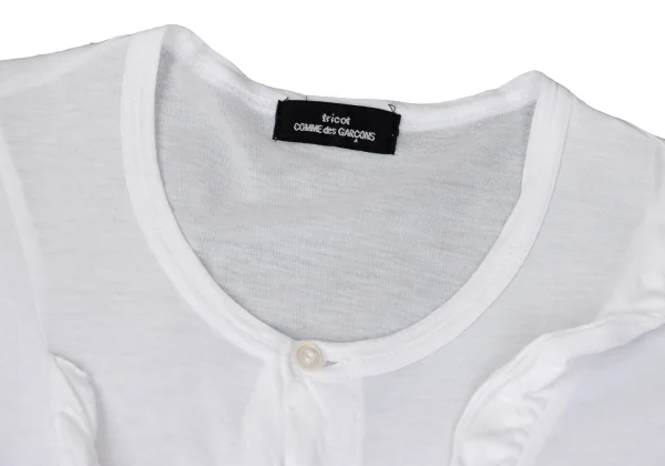 tricot COMME des GARCONS Front Frill Design Top  K-169648_004