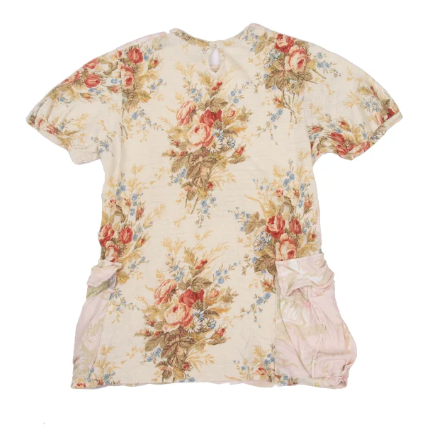 tricot COMME des GARCONS Floral Print Side Pocket T-shirt K-169649_009