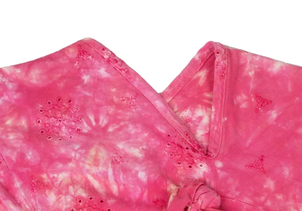 tricot COMME des GARCONS Tie-dye Embroidery Knot Design T-shirt K-169651_004