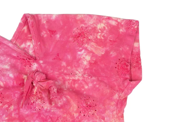 tricot COMME des GARCONS Tie-dye Embroidery Knot Design T-shirt K-169651_006