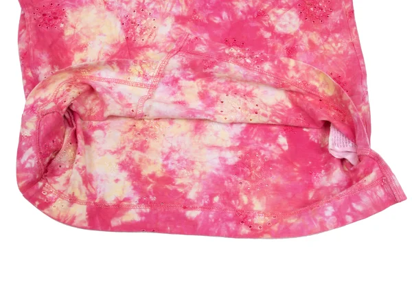 tricot COMME des GARCONS Tie-dye Embroidery Knot Design T-shirt K-169651_008