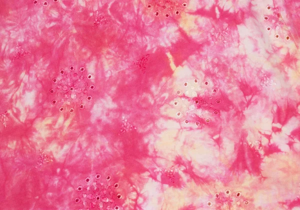 tricot COMME des GARCONS Tie-dye Embroidery Knot Design T-shirt K-169651_010