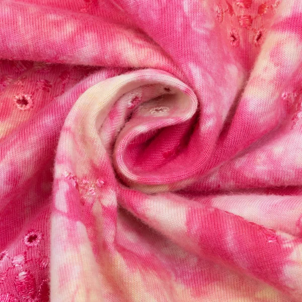 tricot COMME des GARCONS Tie-dye Embroidery Knot Design T-shirt K-169651_011