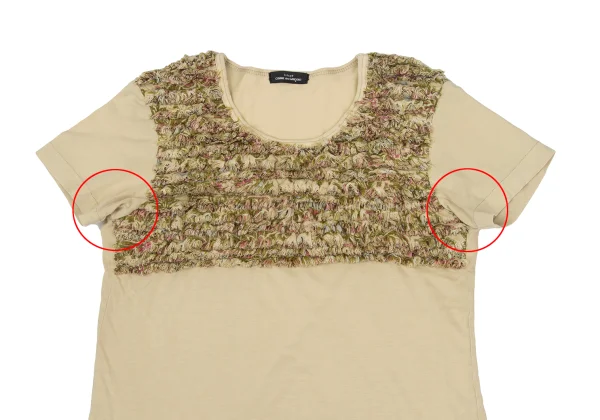 tricot COMME des GARCONS Fringe Tiered T-shirt K-169653_002