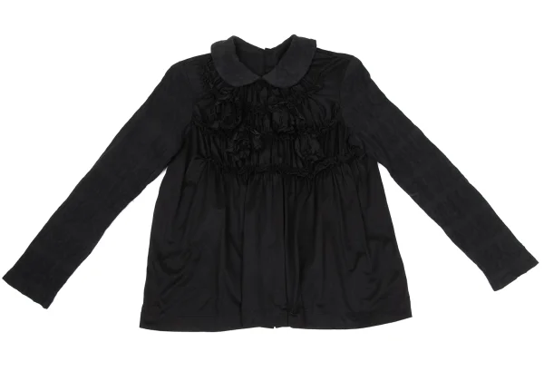 tricot COMME des GARCONS Dyed Cotton Frill Blouse K-169655_002