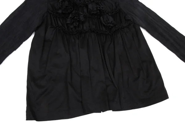 tricot COMME des GARCONS Dyed Cotton Frill Blouse K-169655_009