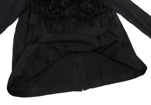 tricot COMME des GARCONS Dyed Cotton Frill Blouse K-169655_010