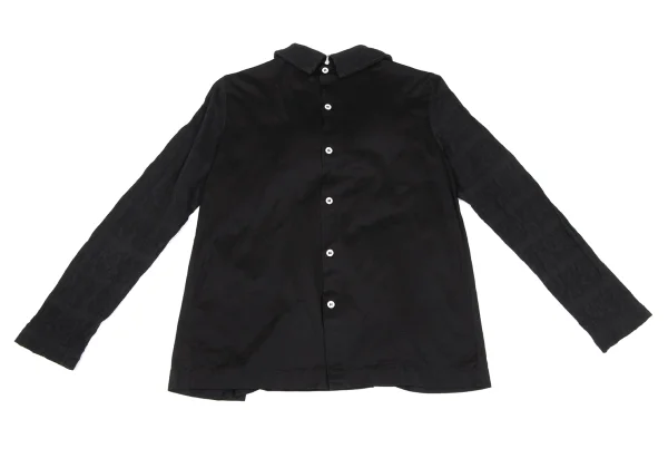 tricot COMME des GARCONS Dyed Cotton Frill Blouse K-169655_011