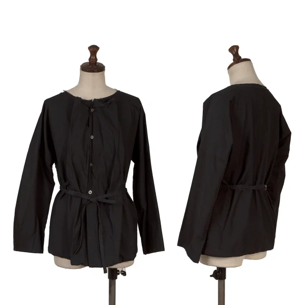 tricot COMME des GARCONS Cutting Neck Front String Cardigan Navy XS-S K-169656_001