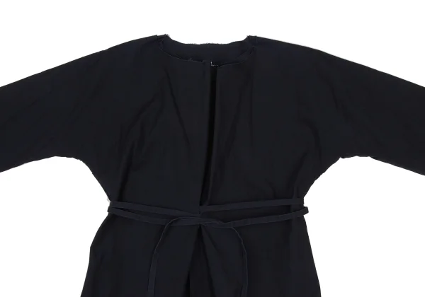 tricot COMME des GARCONS Cutting Neck Front String Cardigan K-169656_003