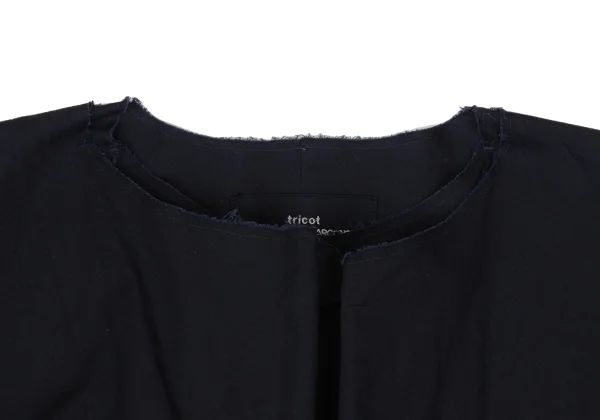 tricot COMME des GARCONS Cutting Neck Front String Cardigan K-169656_004