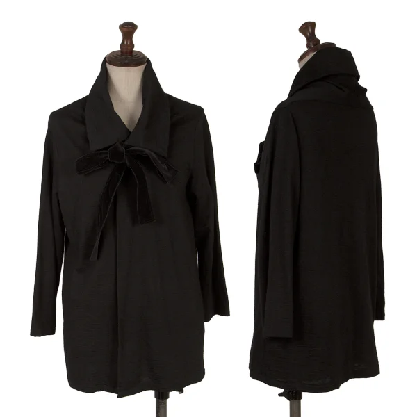 tricot COMME des GARCONS Velvet Strap Wool Knit Top Black XS-S K-169657_001