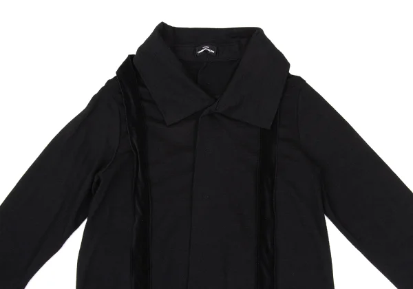 tricot COMME des GARCONS Velvet Strap Wool Knit Top K-169657_003