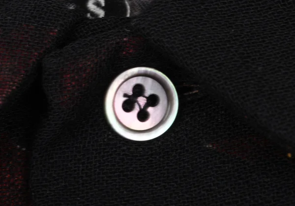 tricot COMME des GARCONS Floral Inside Print Round Collar Blouse K-169658_007