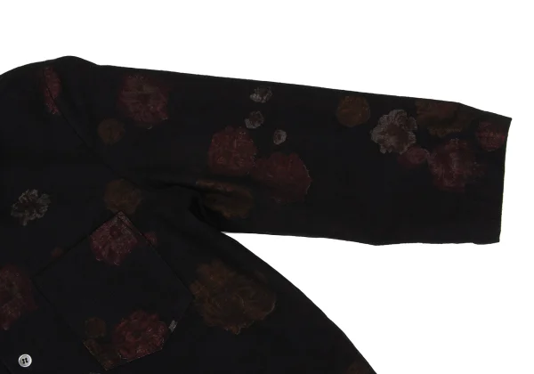 tricot COMME des GARCONS Floral Inside Print Round Collar Blouse K-169658_009