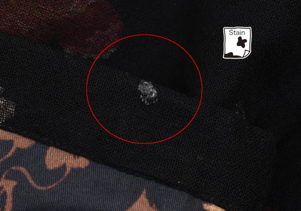 tricot COMME des GARCONS Floral Inside Print Round Collar Blouse K-169658_011