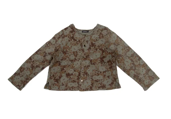 tricot COMME des GARCONS Floral Print Sweat Cardigan K-169659_002