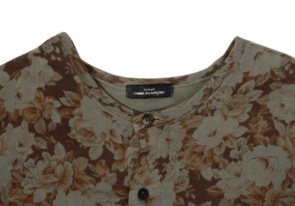 tricot COMME des GARCONS Floral Print Sweat Cardigan K-169659_003