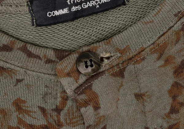 tricot COMME des GARCONS Floral Print Sweat Cardigan K-169659_004