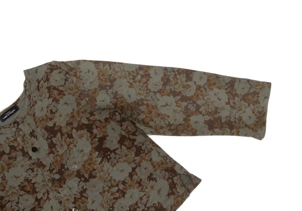 tricot COMME des GARCONS Floral Print Sweat Cardigan K-169659_005