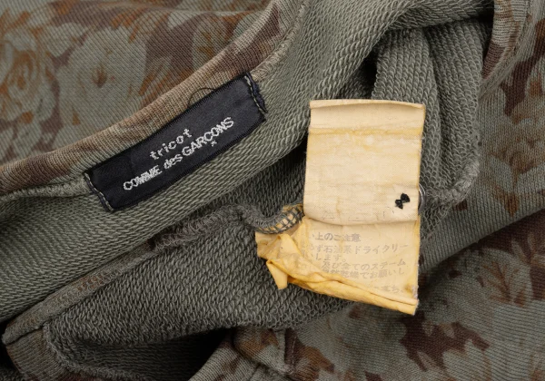 tricot COMME des GARCONS Floral Print Sweat Cardigan K-169659_017