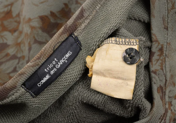 tricot COMME des GARCONS Floral Print Sweat Cardigan K-169659_018