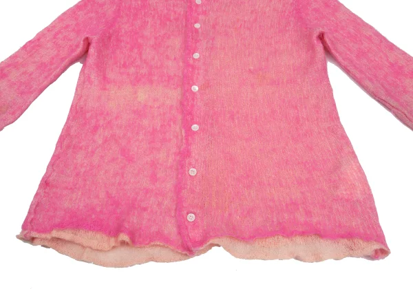 tricot COMME des GARCONS Wool Nylon Fulling Knit Cardigan K-169660_014