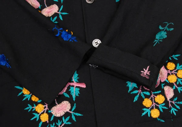 tricot COMME des GARCONS Wool Blend Embroidery Design Jacket K-169663_009