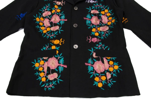 tricot COMME des GARCONS Wool Blend Embroidery Design Jacket K-169663_010